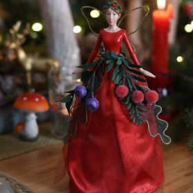 Resin Fabric Woodland Fairy Tree Topper